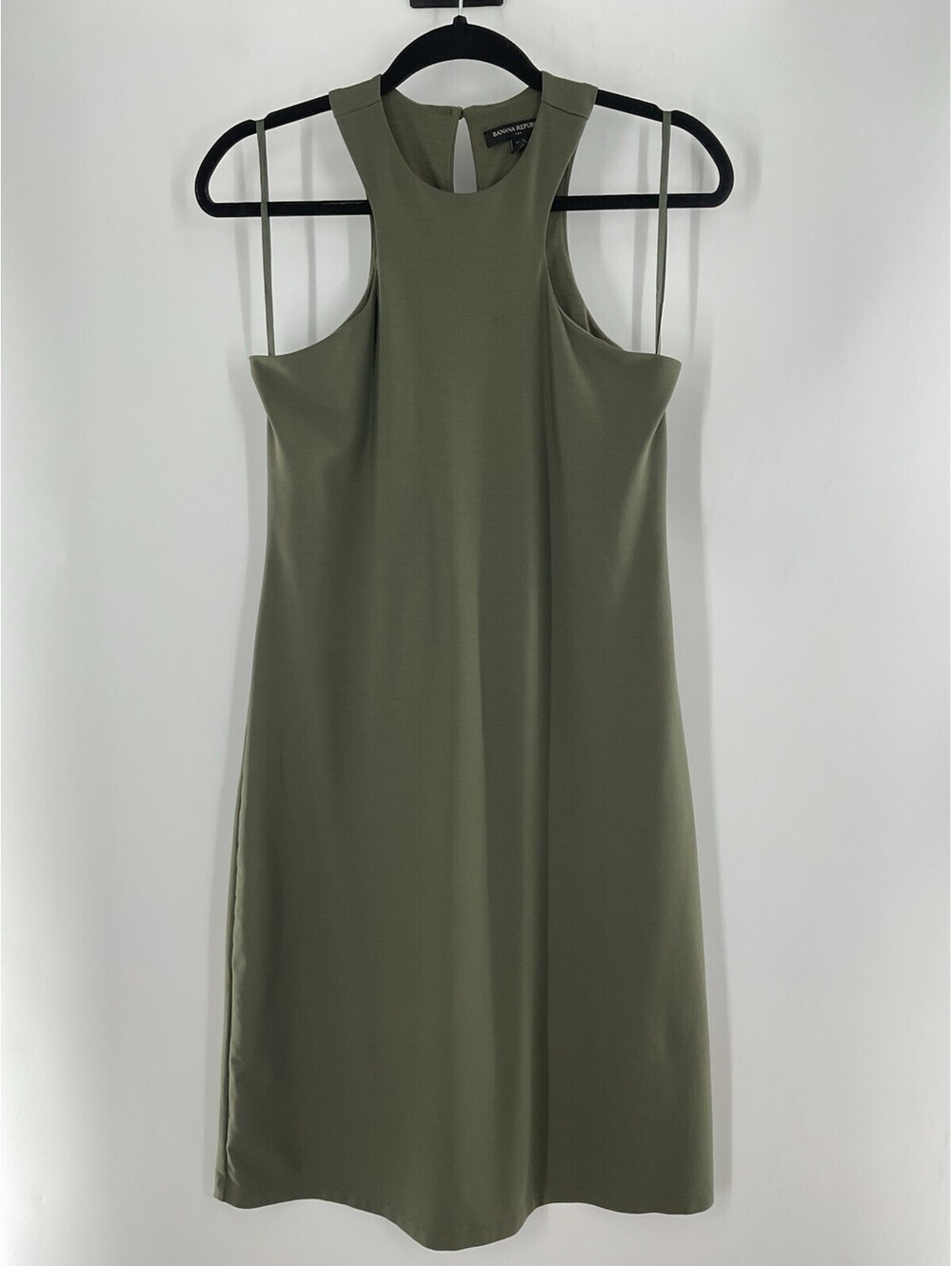 Banana Republic Women’s Sleeveless Green Tank Dress Petite Small 142